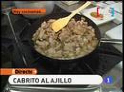 RTVE Cocina: Cabrito al ajillo 